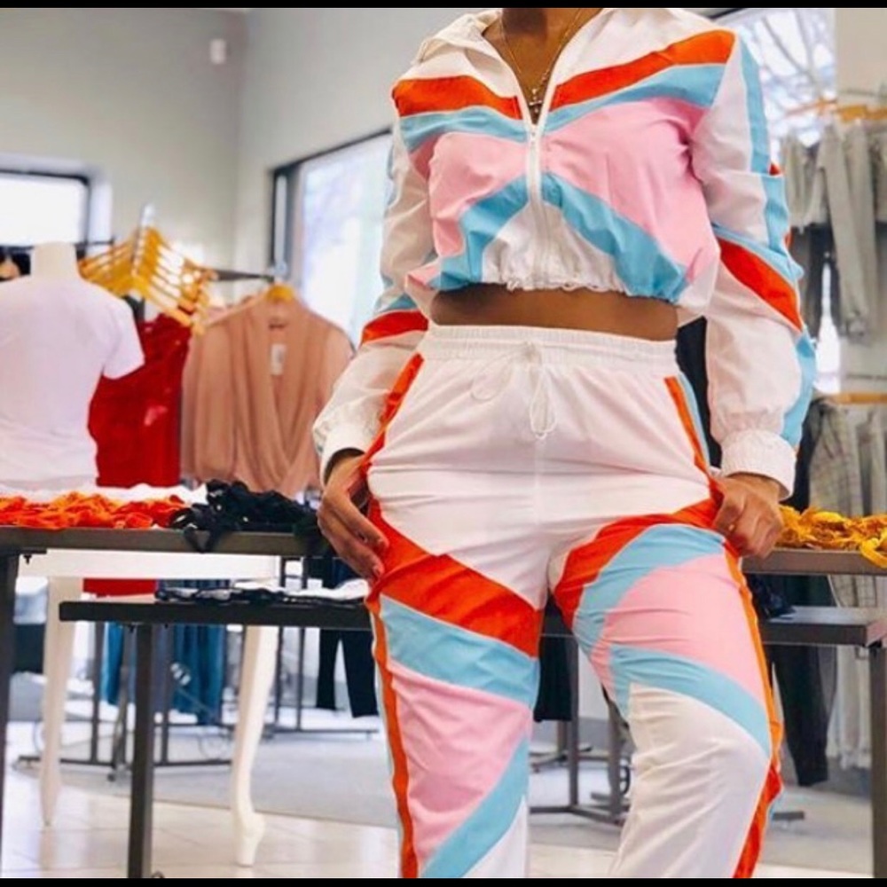 Pastel colorful Jogger set